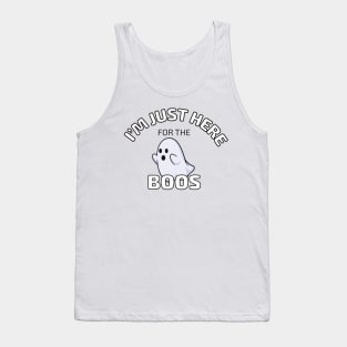 I'm Just Here for the Boos Ghost Halloween Tank Top